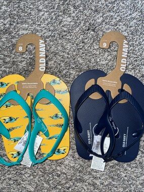 Old Navy Toddler Flip Flop Bundle NWT
